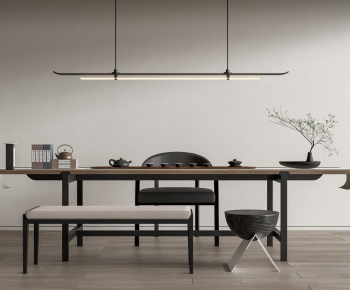 New Chinese Style Tea Tables And Chairs-ID:442265995