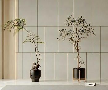 New Chinese Style Ground Green Plant Potted Plants-ID:729362969