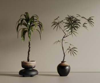 New Chinese Style Ground Green Plant Potted Plants-ID:763026006