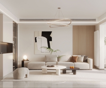 Modern A Living Room-ID:671144964