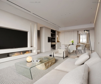 Modern A Living Room-ID:623811012