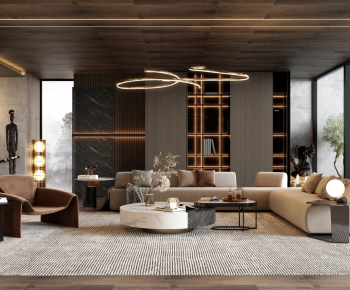 Modern A Living Room-ID:804406888
