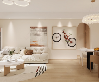 Modern A Living Room-ID:455514915