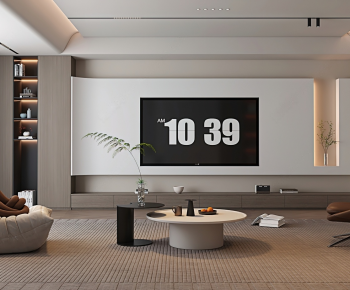 Modern A Living Room-ID:674844035