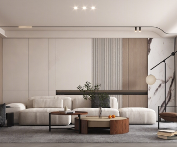 Modern A Living Room-ID:614933974