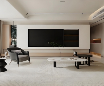 Modern A Living Room-ID:715723047