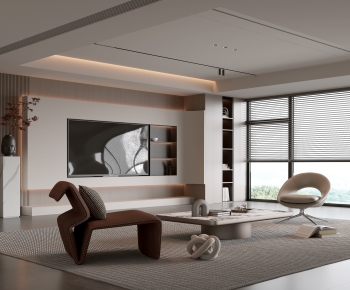Modern A Living Room-ID:436897048