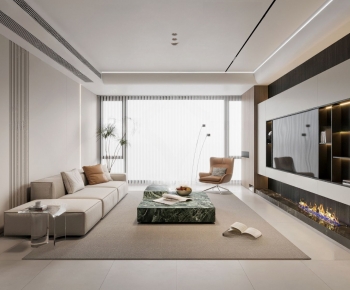 Modern A Living Room-ID:962151056