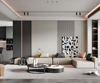 Modern A Living Room-ID:224580057