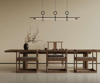 New Chinese Style Tea Tables And Chairs-ID:666290048