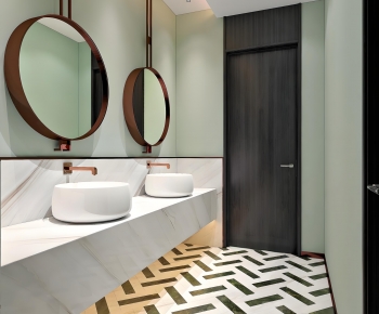 Modern Public Toilet-ID:605799917