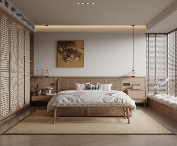 New Chinese Style Bedroom-ID:861479048