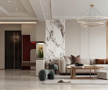 Modern A Living Room-ID:440861947