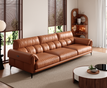 Modern Three-seat Sofa-ID:128505958