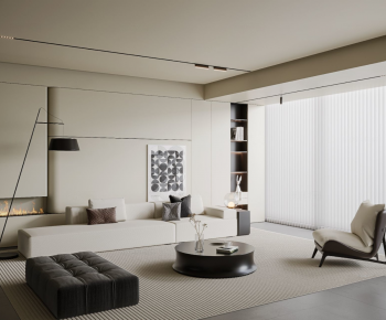 Modern A Living Room-ID:980108986