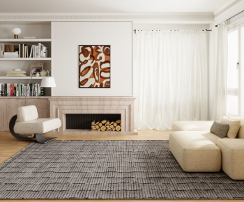 Modern A Living Room-ID:927462101