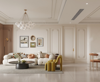 French Style A Living Room-ID:982584952