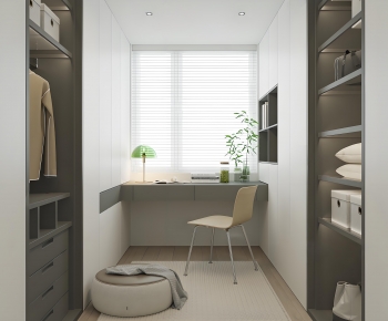 Modern Clothes Storage Area-ID:531671053