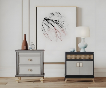 New Chinese Style Bedside Cupboard-ID:119344954