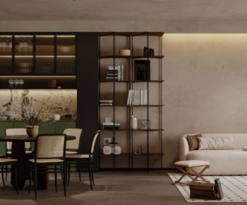 Wabi-sabi Style Dining Room-ID:952317009