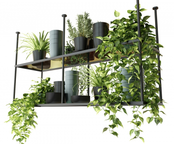 Modern Potted Green Plant-ID:634298094