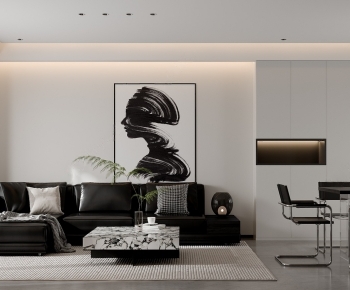 Modern A Living Room-ID:845984943