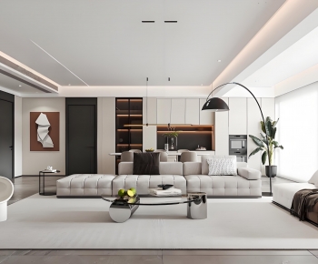 Modern A Living Room-ID:901655919