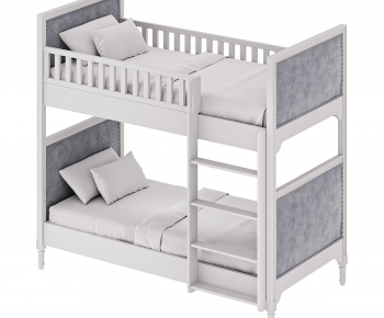 Simple European Style Bunk Bed-ID:774059389