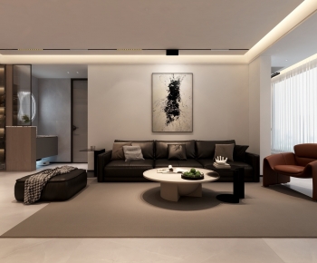 Modern A Living Room-ID:345448978