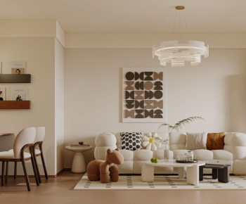 Modern A Living Room-ID:822693113