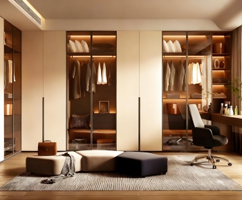 Modern Clothes Storage Area-ID:288367998