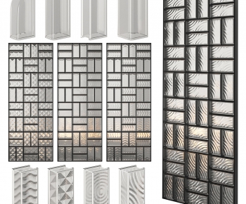 Modern Glass Screen Partition-ID:459074024