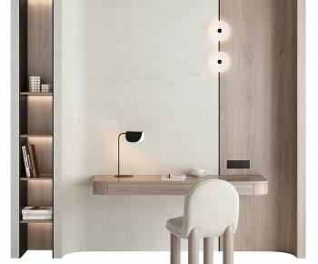 Modern Computer Desk And Chair-ID:403280323