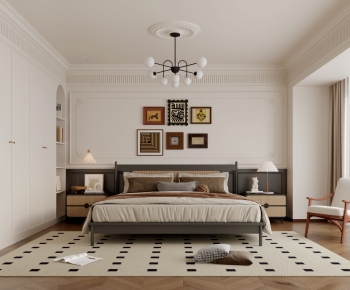 French Style Bedroom-ID:695678004