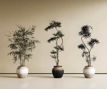 New Chinese Style Ground Green Plant Potted Plants-ID:970814944