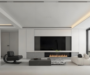 Modern A Living Room-ID:712320889