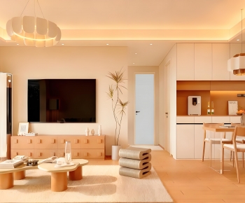 Modern A Living Room-ID:424151907