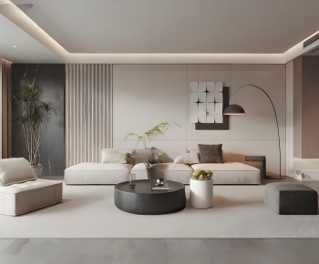 Modern A Living Room-ID:176832917