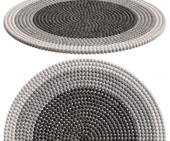 Modern Circular Carpet-ID:961637022