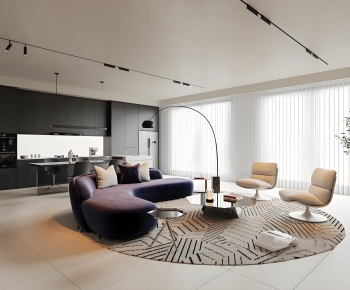 Modern A Living Room-ID:461910012