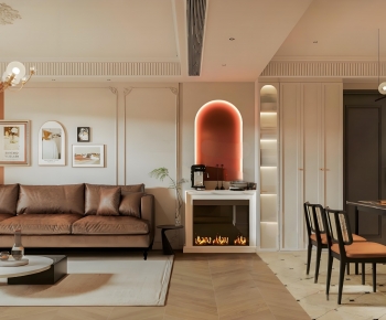 French Style A Living Room-ID:814903021