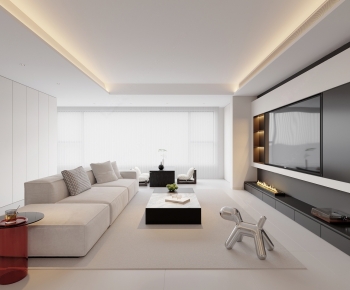 Modern A Living Room-ID:104680197