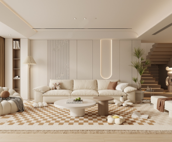 Modern A Living Room-ID:369833955