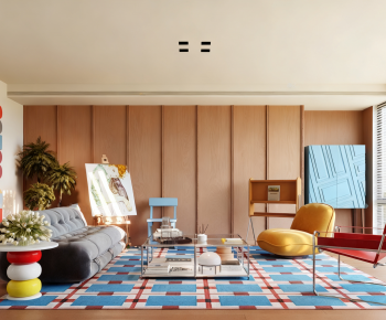 Modern A Living Room-ID:319907904