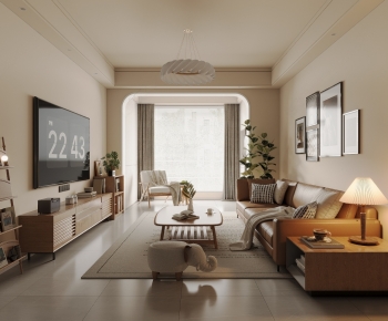 Modern A Living Room-ID:836129265