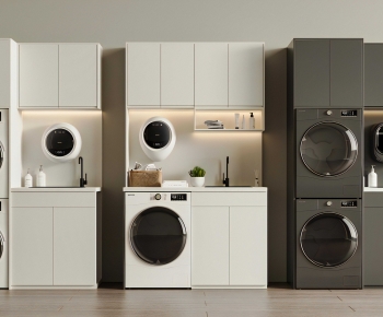 Modern Laundry Cabinet-ID:770603904