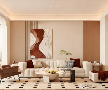 Modern A Living Room-ID:437961109