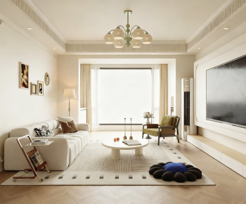 French Style A Living Room-ID:844424017