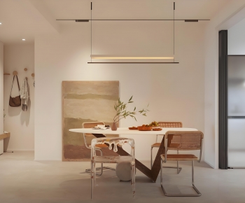 Wabi-sabi Style Dining Room-ID:268462902