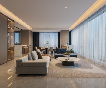 Modern A Living Room-ID:768018018